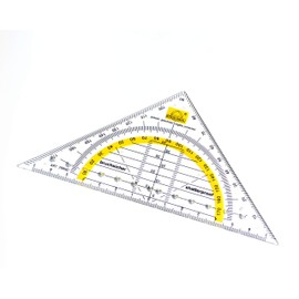 KREISLINEAL KREISLINEAL Geometrie Dreieck/Geodreieck zum Kreise zeichnen, bruchsicher, 16cm
