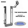 Monzi Aluminium Frame Cage for Insta360 X4, Protective Case for