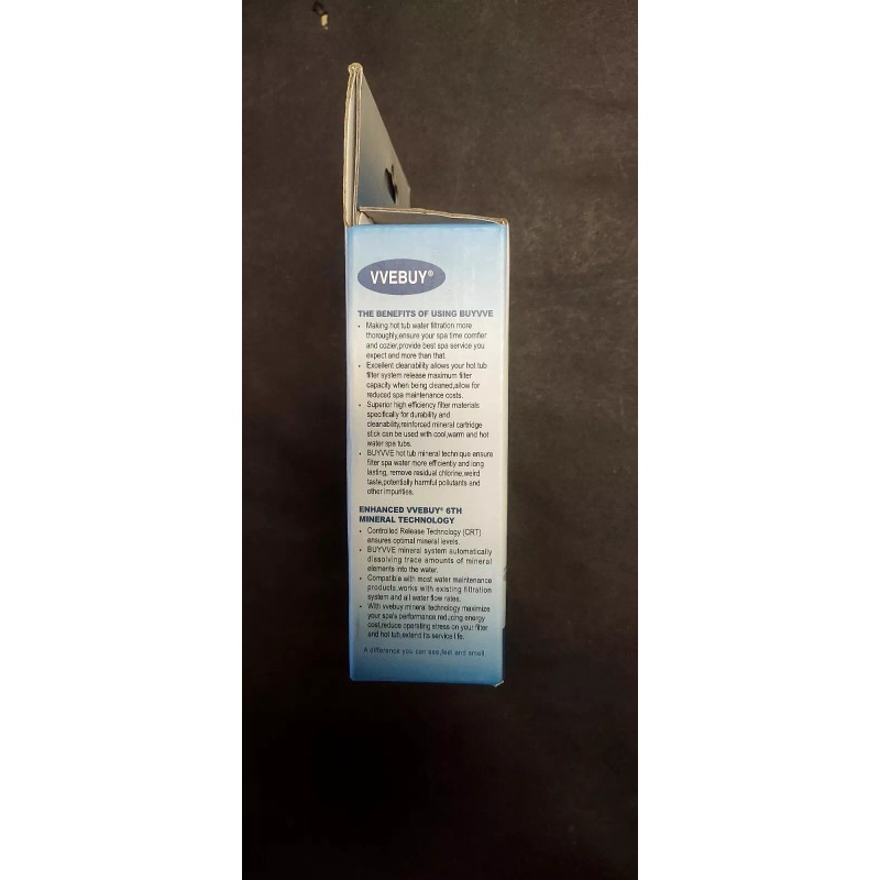 HOTUBJOY 3 Pack BUYVVE Hot Tub Filter Spa Mineral Cartridge