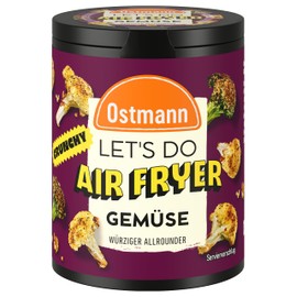 Ostmann Spices - Let's Do Airfryer Vegetable Spice | Spicy Crunch for Vegetables from the Hot Air Fryer | 60 g in Recyclable Metal Tin