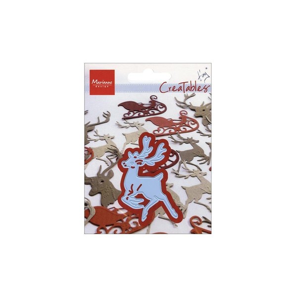 Creatables Die Cutting and Embossing Stencils - Rudolph LR0179, for