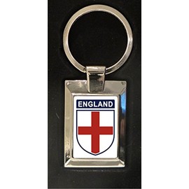 England Football Crest Metal Keyring