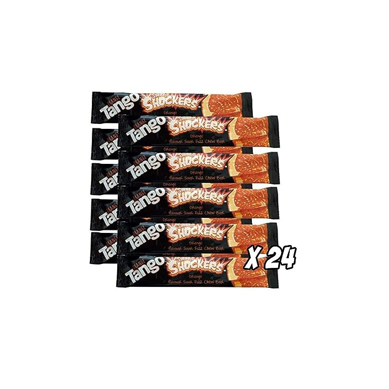 TANGO Sherbet Shockers Orange Chew Bar (24 Bars Supplied)