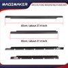 Magimaker 4pcs Outside Window Seals Weatherstrip Trim Molding 75710-0C010 75720-0C010