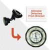 Sun Company AltiPort - Dashboard/Windshield Altimeter and Barometer | Altimeter