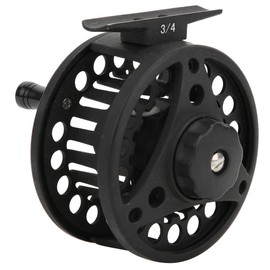 RiToEasysports Fly Fishing Wheel, All Metal Pressure Casting Wire Wheel Fly Fishing Reel Fully Sealed Fly Reel (3/4) Fishing Wheels and Fishing Maintenance Tools Fishing Supplies