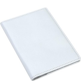 Royce Leather RFID Blocking Passport Organizer, 5.62" x 4" x 0.25", Silver