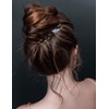Eyegla 2PCS French Design Hair Barrette Tortoise Shell Celluloid Rectangle