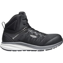 KEEN Utility Vista Energy Mid, Vapor/Black, Comp Toe, EH, Hiking, Work Boot (13.0 D)