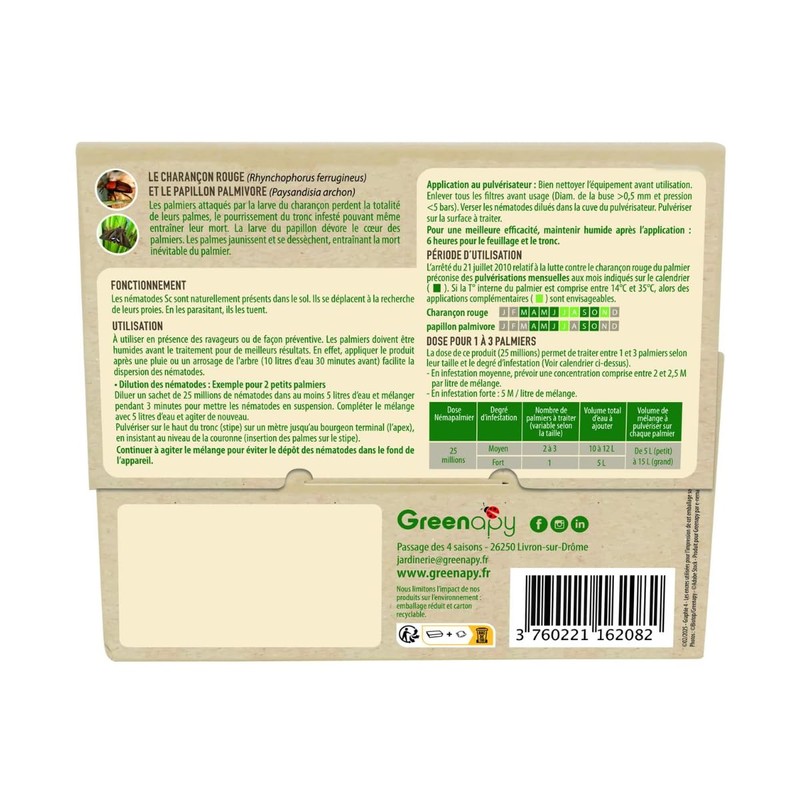 Biotop Useful Nematodes for Palm Trees (25m)