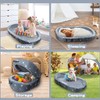 byojia 2in1 Portable Toddler Floor Bed, Foldable Toddler Travel Bed,