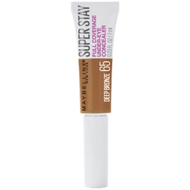Maybelline New York Super Stay Super Stay Full Coverage, Under-eye Concealer Liquid Makeup For Up To 24H Wear, With Paddle Applicator, Deep Bronze, 0.23 fl. oz., 65 Deep Bronze