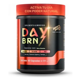 Termogenico Quemador Cafeina Carnitina Guarana Verde Magnesio Capsulas Suplemento Energia Metabolismo Hombre Mujer Day Brn Bpn Pro
