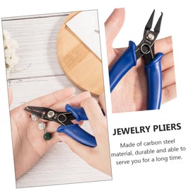 Operitacx Essential DIY Jewelry Tools Pliers Crimp Beads and Pinch for Jewelry Making 2pcs Set