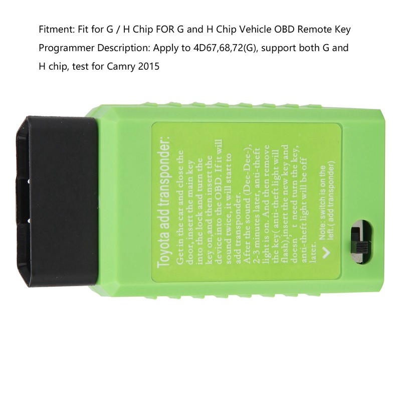 OBD Remote Auto Key Programmer Device Transponder Keys Matching Green