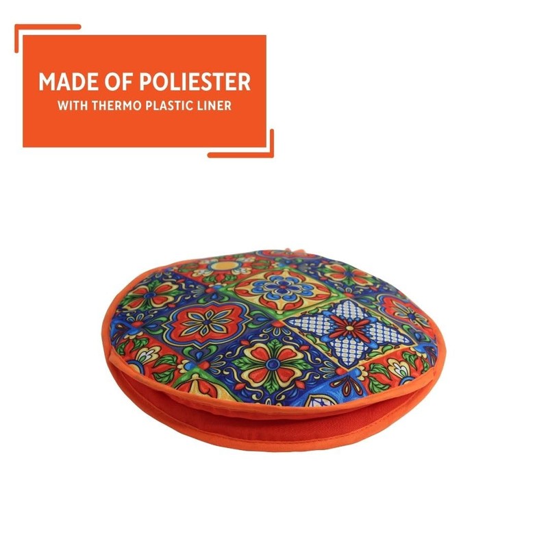 IMUSA 12in Cloth Tortilla Warmer, Talavera