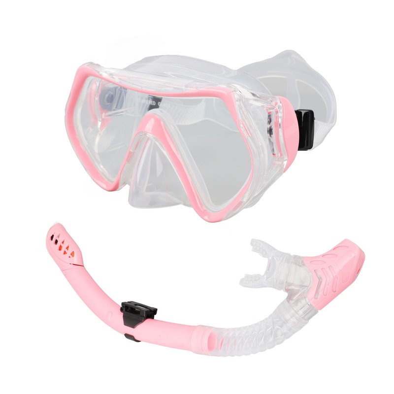 Diving Goggles Silicone Glass Plastic Ultra Clear Comfortable Adjustable Diving
