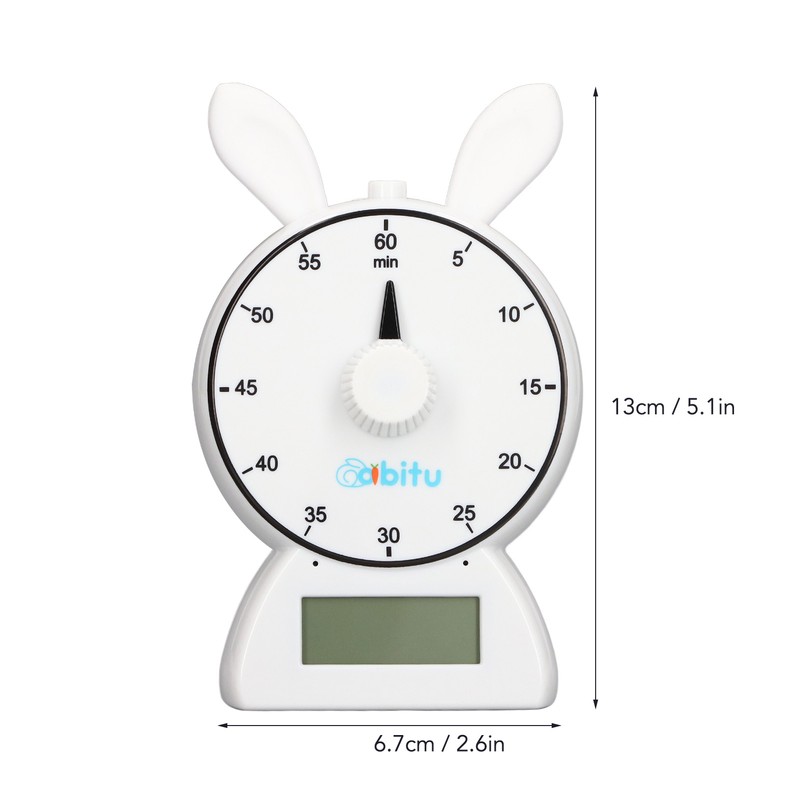 Visual Timer Kids Countdown Cooking Time Management Timer for Home