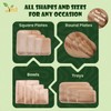 Ved 25 Disposable Eco-Friendly, Biodegradable Areca Leaf Plates 4" (10cm)