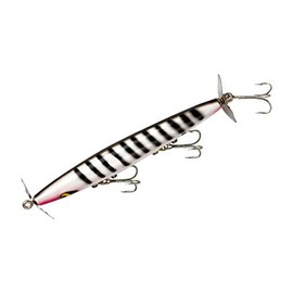 Smithwick Lures AF110 Devil's Horse, White/Black Stripes, 4.5"-3/8 oz