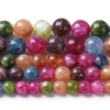 4MM Colorful Tourmaline Stone Beads Natural Gemstone Round Loose Beads