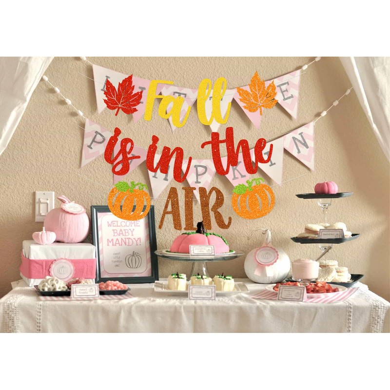 Pre-Assembeld Fall is in The Air Banner Hello Fall Banner