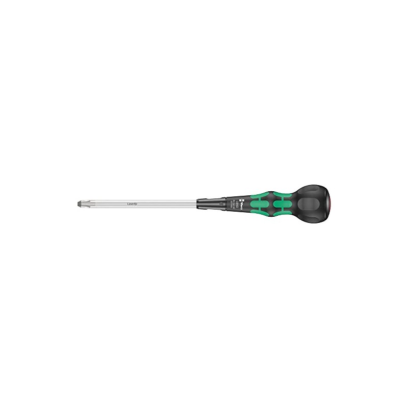 Wera 1850 PH 3x150mm Black/Green Ball Grip Phillips Screwdriver 05007908001
