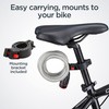Schwinn Bike Cable Lock with Keys, 6 ft x 12
