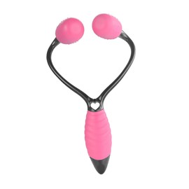 FOMIYES Face Roller Tool for Skin Care Manual Dual-shaped Facial Roller for Rosy Black Design for Home Salon Use Circulation Reduces Dark Circles