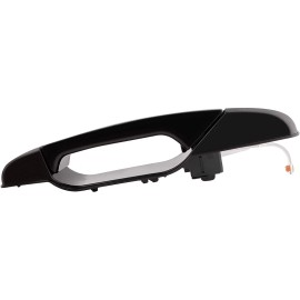 Unbranded Black 1PC Exterior Rear Left Door Handle For 2007-2013 Tahoe Silverado Yukon