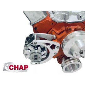 Chap Performance Small Block Chevy Alternator Bracket Fuelie Heads Long Water Pump Camel SBC LWP
