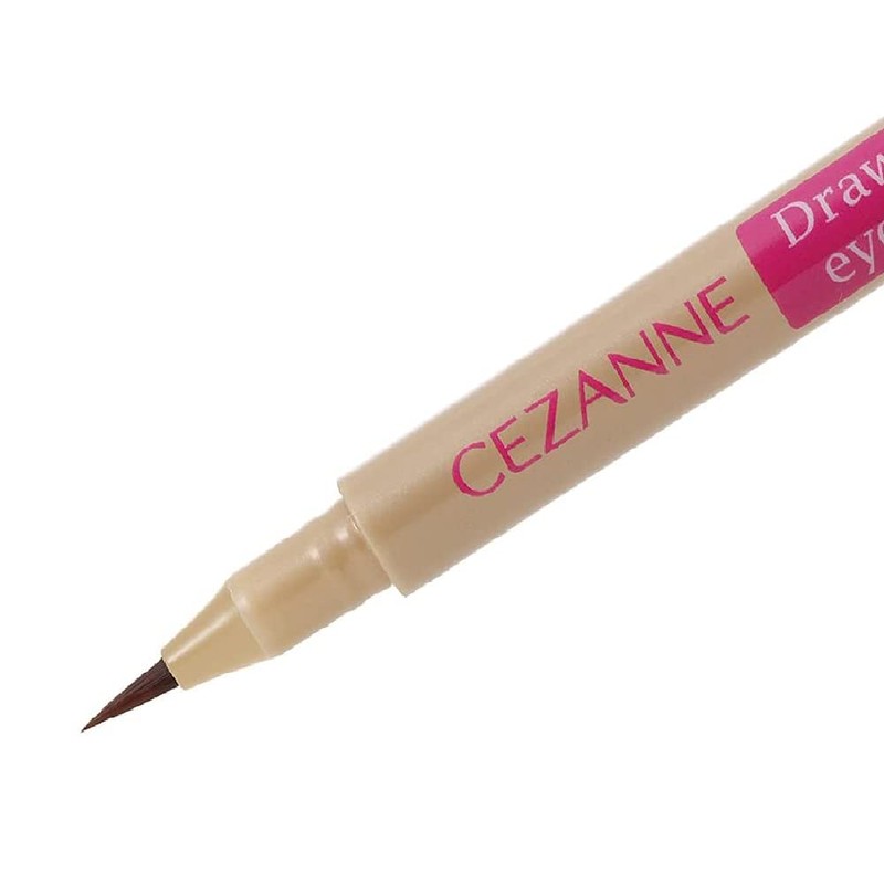 Cezanne Eyeliner for Shadow Brown 0.6ml Enhance Lid Liquid Eyeliner