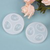 Comidox 2Pcs Silicone Pendant Water Drop Gem Mold Resin Casting
