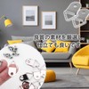 ADOFUN Picture Frame Hook with Wood Screw, Triangle Hanging Can