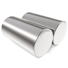 Cylinder Magnets 1/2x1 inch - Magnetic Pin Tack Stick Holder Lifter Fastener - Rod Magnet 25lbs (2pcs)