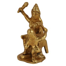 GURU JEE Brass Murti Diosa hindú Maa Baglamukhi Ídolo figura regalo religioso para decoración del hogar Pooja Mandir Templo