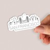 Squiddy San Francisco California - Vinyl Sticker for Car, Laptop,