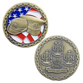 USA Core Value Sailor's Creed Challenge Coin