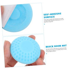 TEHAUX 3sets Door Knob Stopper Wall Protector Pad Easy Stick Magnetic Stopper for Home 5pcs*3