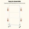 Heavy Duty Kids Clothing Rack Rolling Large Storage Capacity Dress