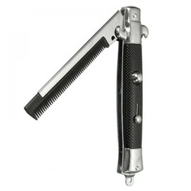 Folding Comb, Pocket Comb, Stylish Design Oil Hair Comb, Spring Comb, Travel for Home Push Button Folding Pocket Comb For Hair Styling Beard Mustache