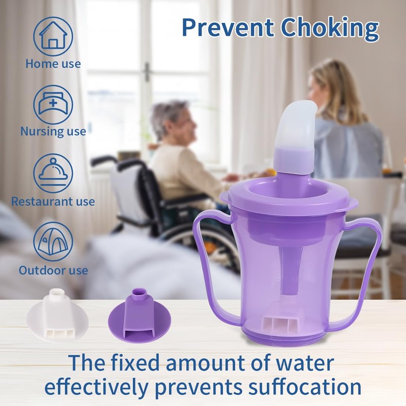 Ehucon Dysphagia Cups for Swallowing People, Provale Cup 5CC or