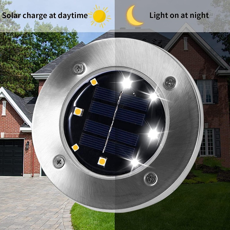 INCX Solar Lights Outdoor Waterproof,24 Pack Solar Lights for Outside,