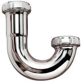 Do It Best (2)-Do it 1-1/2" x 1-1/2" Chrome Plated Sink Drain Slip Joint J-Bend Mod: 401817