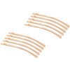 Hair Pin, 3.3 inches (8.5 cm), Simple, Gold, Curve, Long