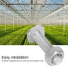 20 Set 22mm M6x22 Bolts and M6 Nut Aluminium Nuts