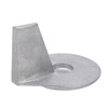 Zinc Alloy Trim Tab Anode 822157T2 for Mariner Force 25‑50