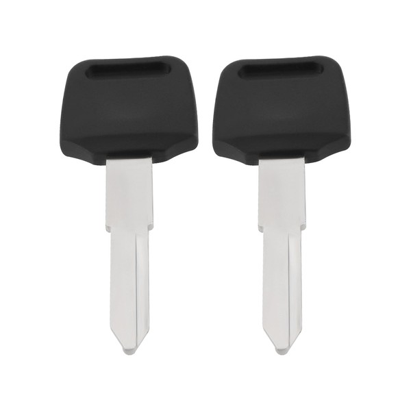 OTOTEC 2Pcs Blank Key Uncut Metal Key Motorcycle Compatible With