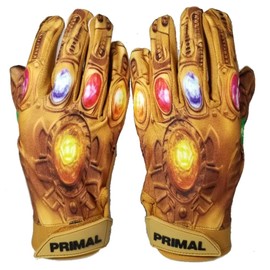 PGX Power Stones Football Gloves (Golden, Medium)