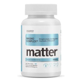 MATTER SMART - Magno-Complex, Bisglicinato de Magnesio Quelado - 100 Cápsulas